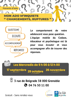 Flyer Permances CODASE Cité des Familles Octobre à novembre 2025.png